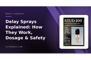 Delay sprays and premature ejaculation explained — UltimaMax evidence-led men's health guide