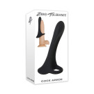 Cock Armour Black Vibrating Ring Penis Extension
