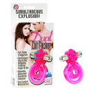 Dual Clit Flicker Pink Ring Cal Exotics