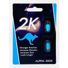 Kangaroo 2K Blue Alpha 3000 Male Enhancement 2 Pills Pack