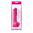Colours Pleasures 5" Dildo Pink Body Safe Silicone Suction Cup