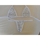 Sexy Sheer Sequin Thong Triangle Xposed Skinz Bikinis