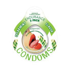 Endurance 3 Pack of Flavored Lubricated Condoms in Spearmint