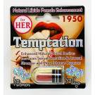 Temptation 1950 For Her Libido Natural Enhancement Red Pill front