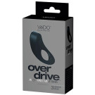 Overdrive Rechargeable Black Ring 3 Vibration Modes