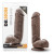 Dr Skin Mr D 8.5" Dildo Suction Cup Chocolate