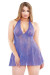 Stretch Lace Chemise Matching G-string Curve P185