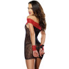 Dreamgirl 8660 Stretch Lace Chemise With Wrist Restraints Lingerie 