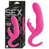 Silicone Orgasm Bunny Dual Motors Pink Sex