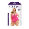 Sasha Cami Top Built-in Bra Matching Side Tie Panty Curve P214