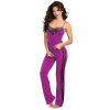 Dreamgirl 9704 Soft Stretch Sleepwear Camisole Top Pants