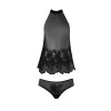 Marilyn Embroidered Halter Panty Premiere FL1621