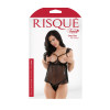 Sinful Open Cup Lace Babydoll G-string Risque Q171