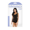 Nadia Geo Lace Shoulder Tie Top Shorts Set Sleep S164