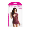 Madeline Lace Dress Cutout Neckline Panty Tease B418