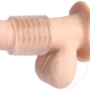 Titan Men Clear Tools Cock Cage Stretch to Fit Cock RIng Toy 