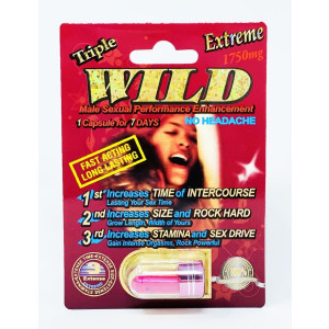 Wild Extreme 1750mg Triple Maximum Sexual Male Enhancement Pill