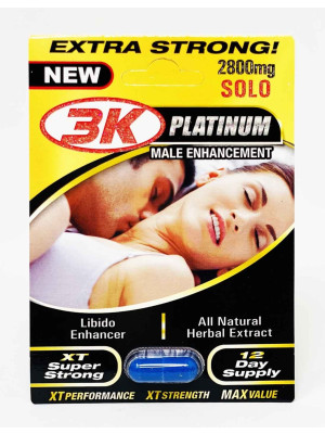 3 KO 2800mg Male Sexual Enhancement Solo Blue Pill