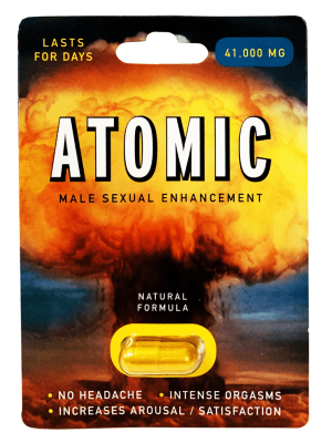 Atomic 41000 mg Natural Formula Male Sexual Enhancement Gold