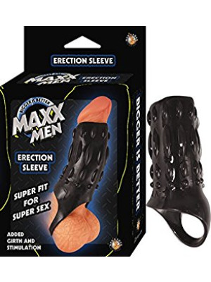 Erection Penis Sleeve Black Maxx Men