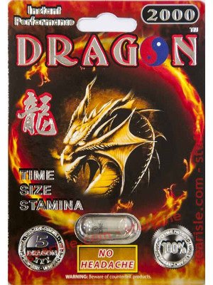 Dragon Premium Male Sexual Performance Enhancement Pills 2000mg