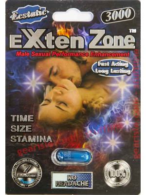 Exten Zone Ecstatic 3000 Pill Male Sexual Enhancer