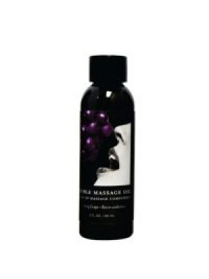 Massage Oil Grape Edible 2 oz