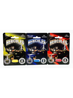 Male Enhancement Hercules Sample 3 Pills Pack front