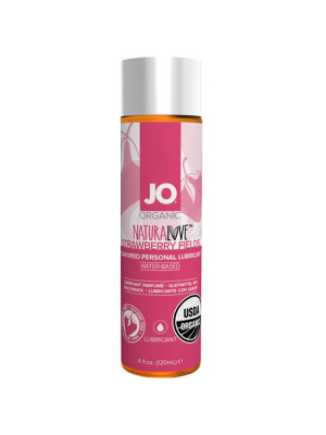 System Jo Organic Natural Love Strawberry Flavored Personal Lubricant 4 Oz