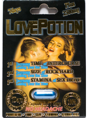 Love Potion Plus 2500mg Male Sexual Enhancement Pill