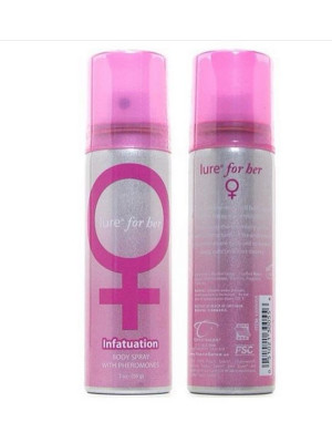 Infatuation Body Spray with Pheromones Lure for her 2 oz 