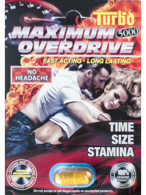 Maximum Overdrive Turbo 5000 Male Sexual Enhancer Pill