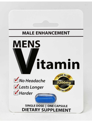 Sexual Enhancement Mens Vitamin Dietary Supplement Pill front