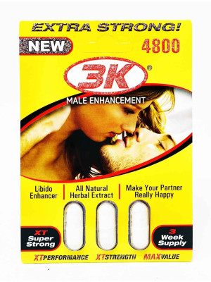 3 K Male Sexual Libido Enhancer 4800mg XT Pill