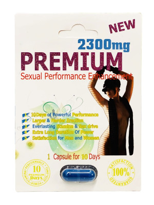 New Premium 2300mg Sexual Performance Enhancement for Men Blue Pill