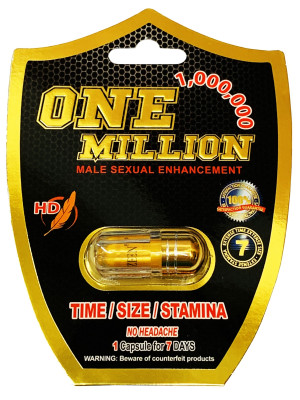 One Million 1000000 Male Gold Pill Sexual Enhancement 