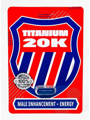 Male Enhancement Pill Titanium 20K Energy Supplement
