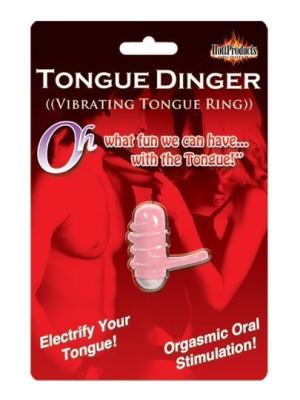 Tongue Dinger Vibrating Tongue Ring (magenta)