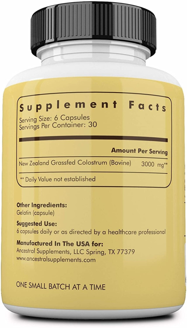 Ancestral Supplements Supports Immune Gut Growth Repair 180 Capsules