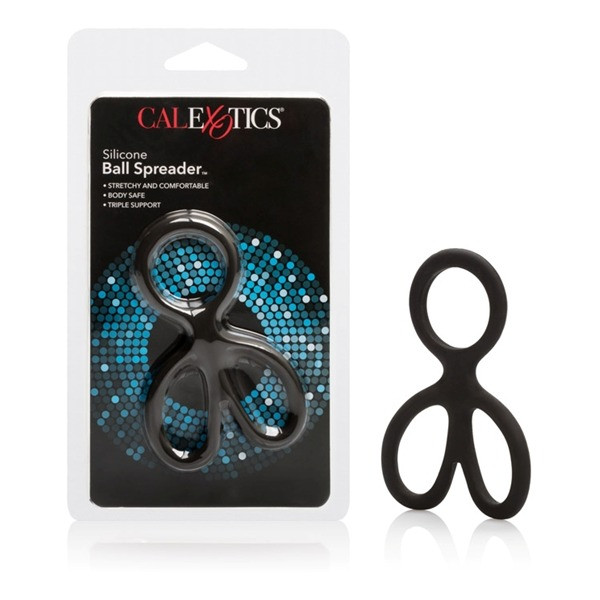Silicone Ball Spreader Tripple Support Cock Ring Cal Exotics Novelties