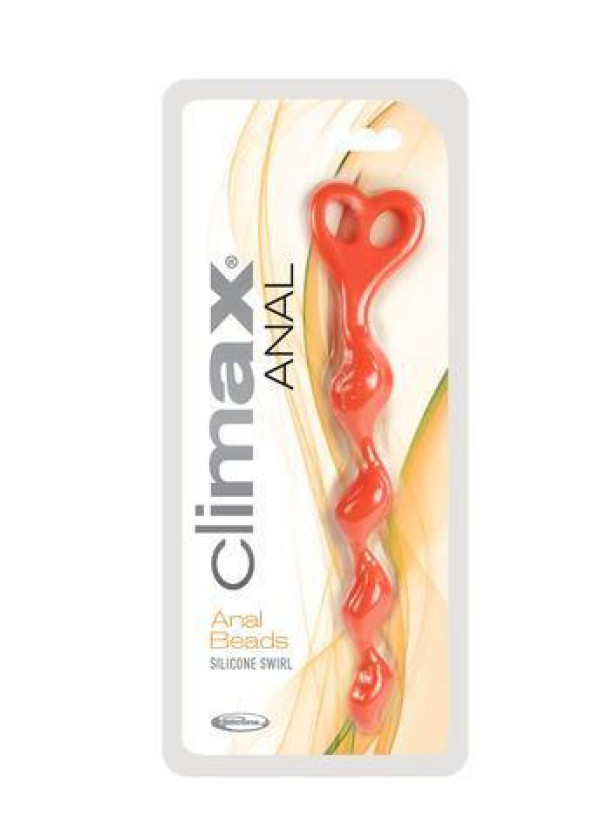 Anal Beads Silicone Swirl Climax