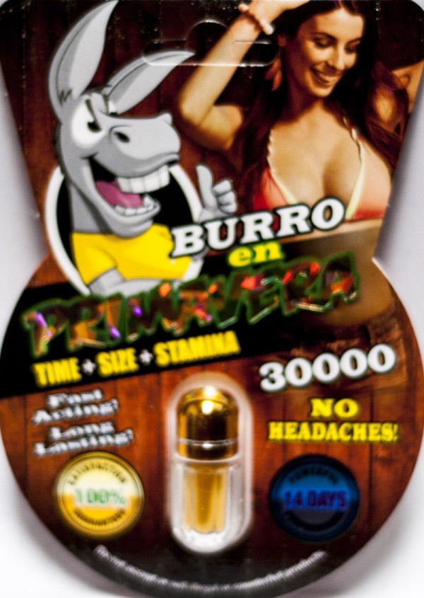 Burro en Primavera 30000 Male Sexual Enhancer Gold Pill