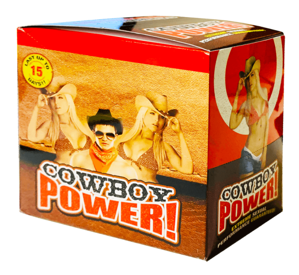 Cowboy Power 17000IU Extreme Sexual Performance Gold Pills box