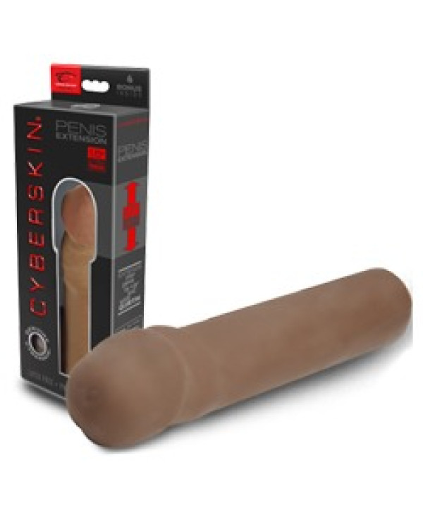 CyberSkin Penis Extension 1.5 Xtra Thick Dark Color