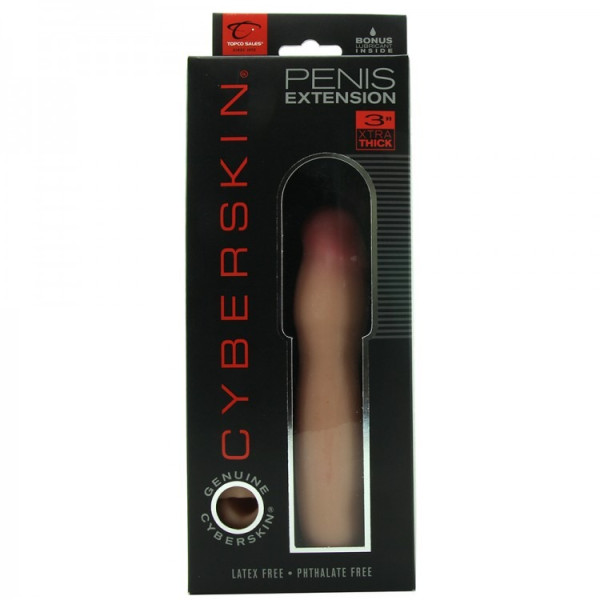 CyberSkin Penis Extension 3 Xtra Thick Light Color