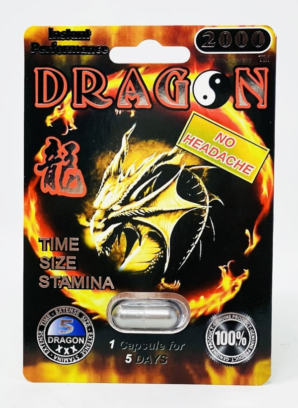 Dragon 2000 Male Sexual Performance Enhancement Pills