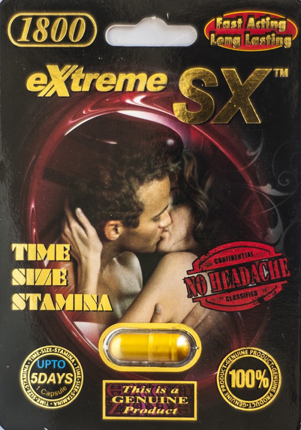 SX Extreme 5 Days Male Sexual Performance Enhancement Pills 1800mg