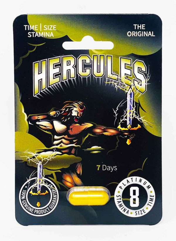Male Enhancement Gold Pill Hercules 15000 front