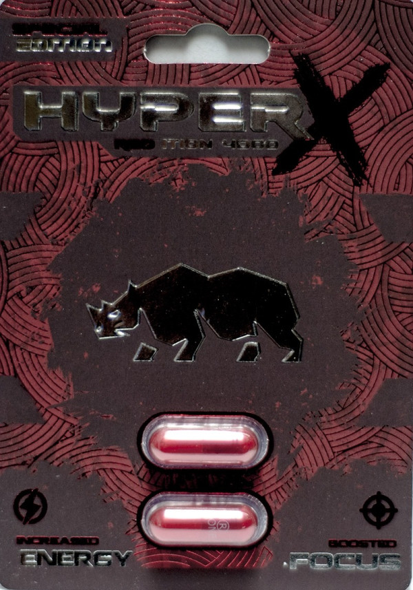 Hyper X 4000 Red 2 Pill Pack Male Sexual Performance Enhancer