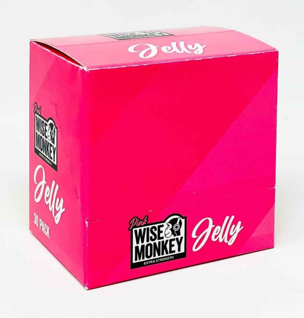 Female Vaginal Lubrication Sachet Wise Monkey Pink Jelly box